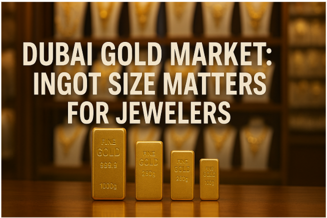 Dubai Gold Market: Ingot Size Matters for Jewelers
